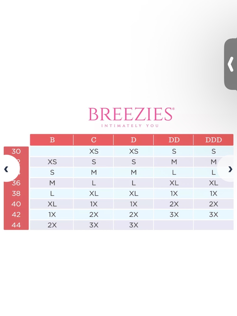 Breezies Lace No Wire Bra Trio in Light Blue, Cream & Peach- NEw 1X - Picture 2 of 3